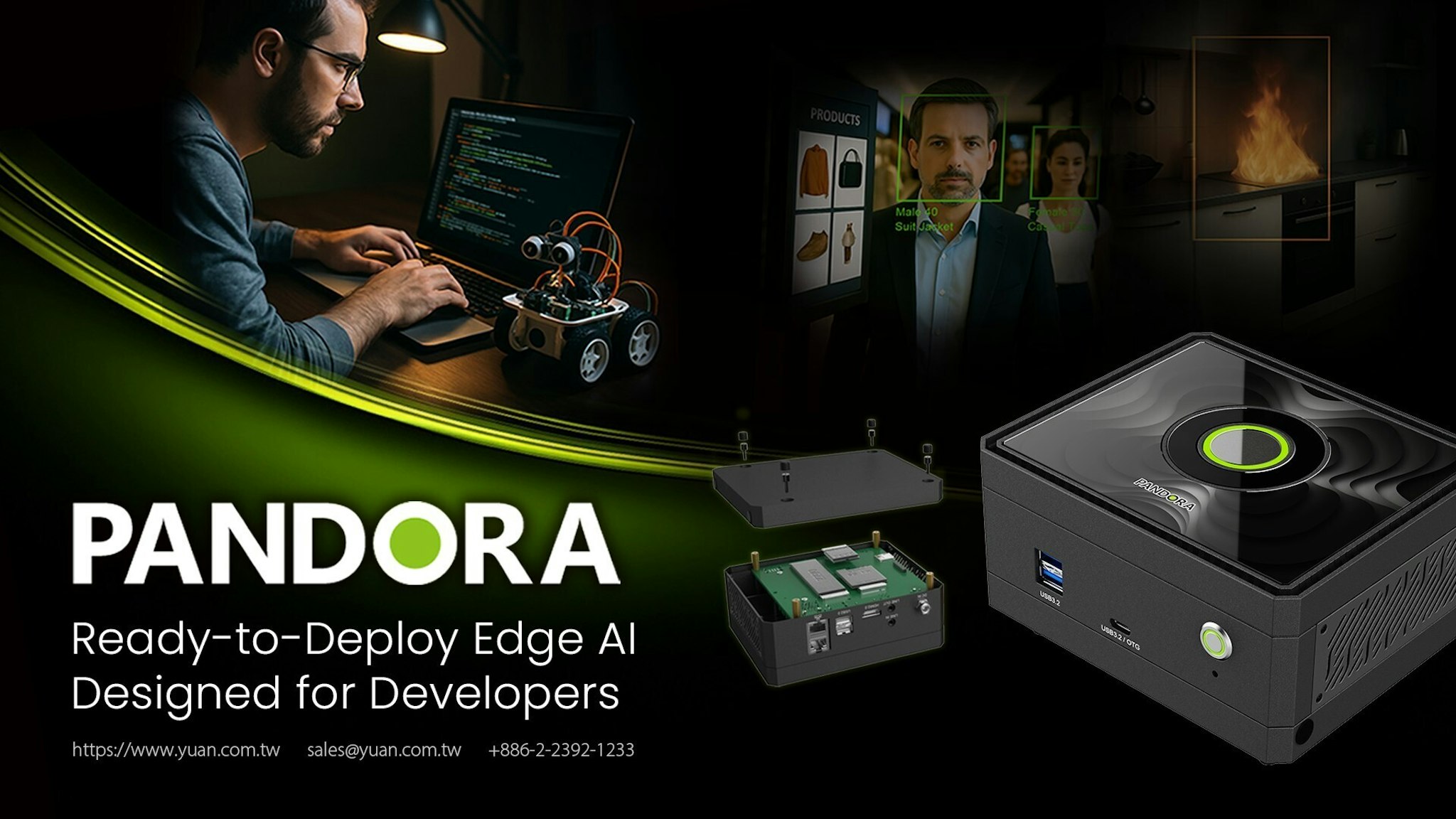 YUAN High-Tech Introduces Pandora Edge AI Platform